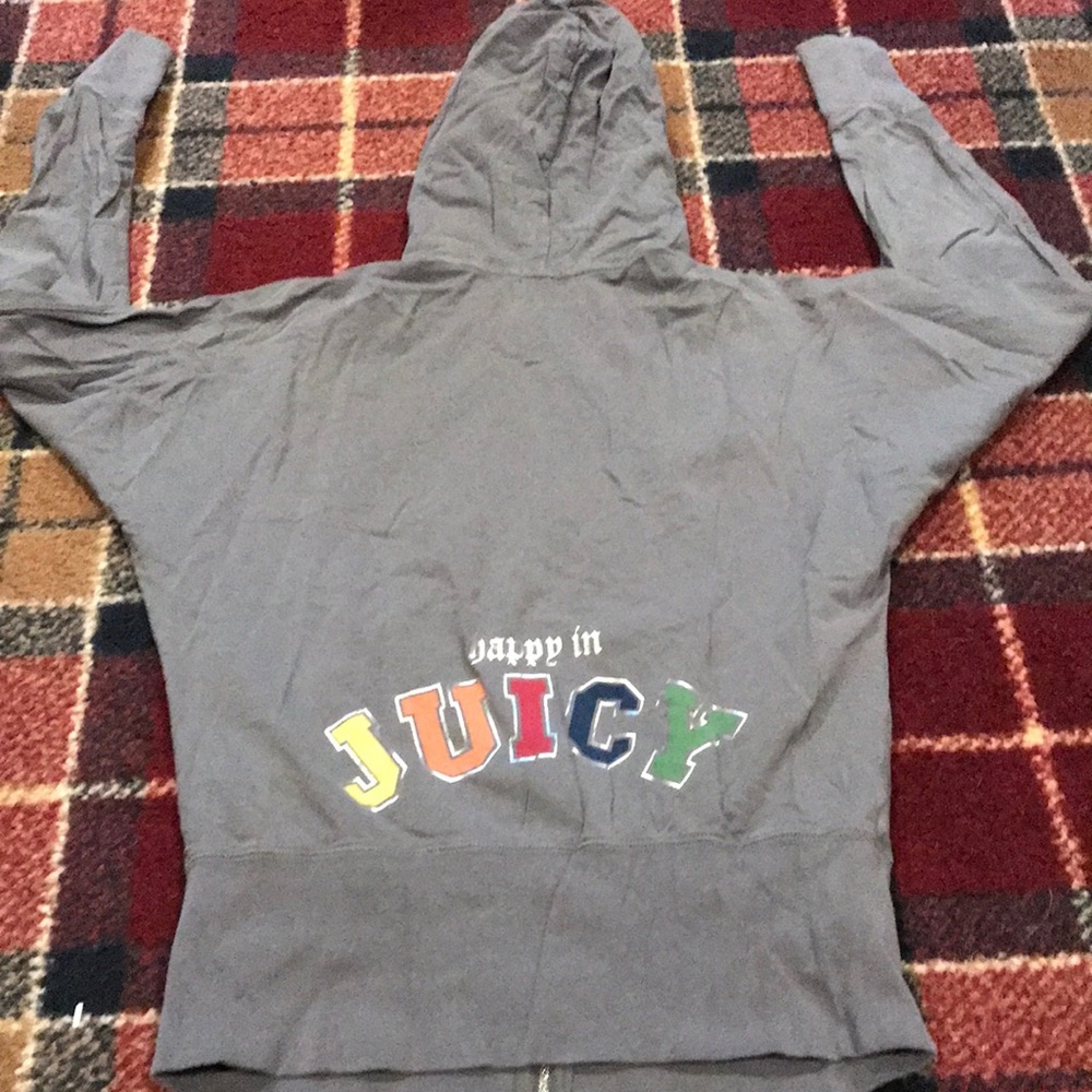 Ladies size M cotton Juicy zip hoodie. Worn only a few Times